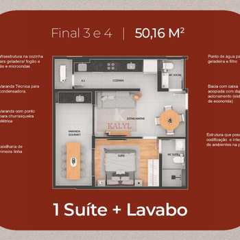 Apartamento em Praia Grande, bairro Guilhermina