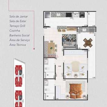 Apartamento em Praia Grande, bairro Caiçara