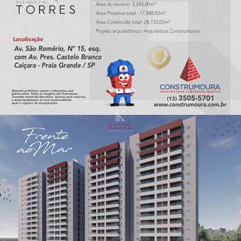 Apartamento em Praia Grande, bairro Caiçara