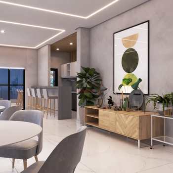 Apartamento em Praia Grande, bairro Guilhermina