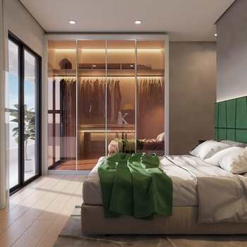 Apartamento em Praia Grande, bairro Guilhermina