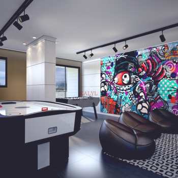 Apartamento em Praia Grande, bairro Guilhermina