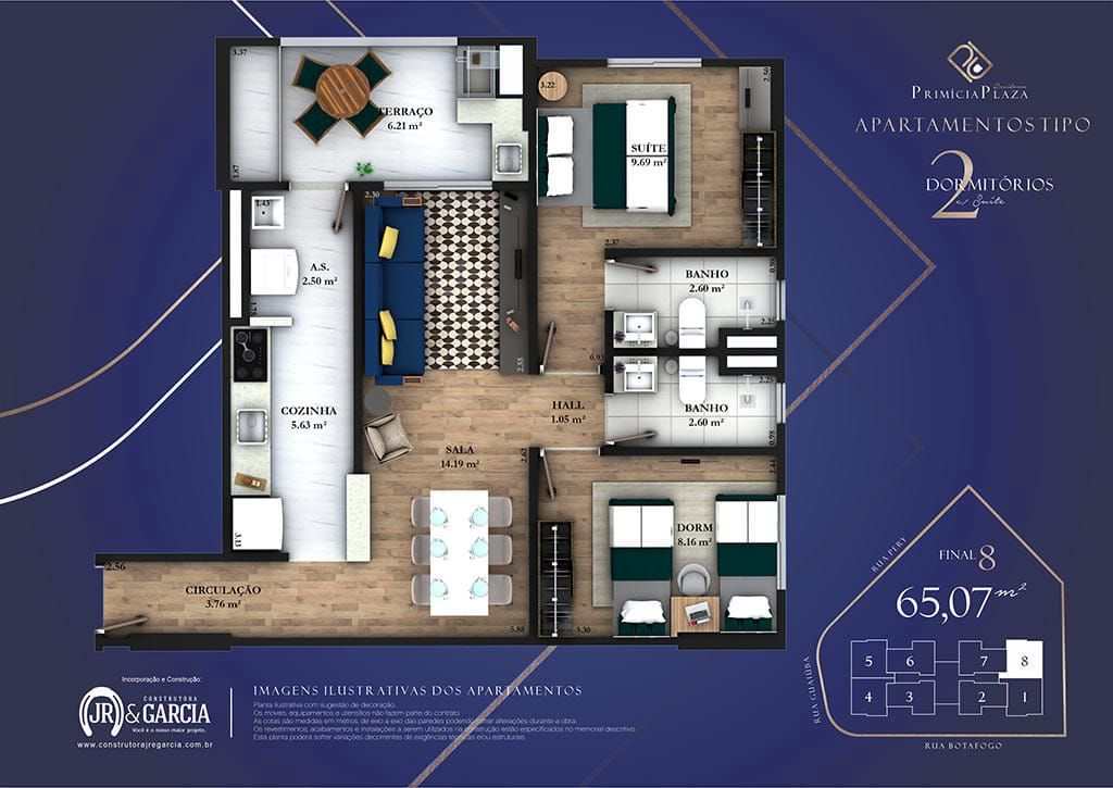 Apartamento em Praia Grande, no bairro Guilhermina