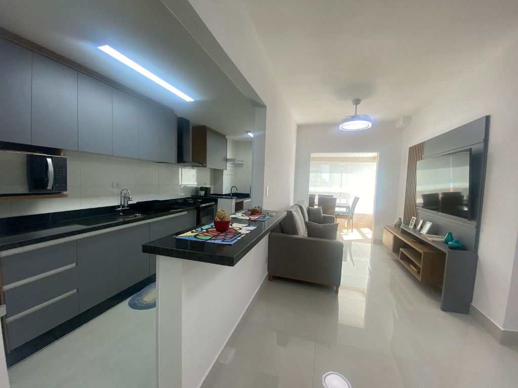 Apartamento em Praia Grande, no bairro Mirim