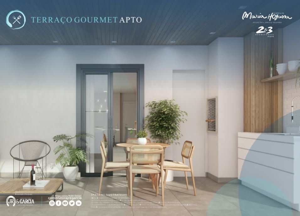 Apartamento em Praia Grande, no bairro Aviação