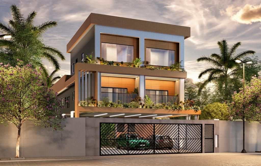 Casa de Condomínio em Praia Grande, no bairro Guilhermina