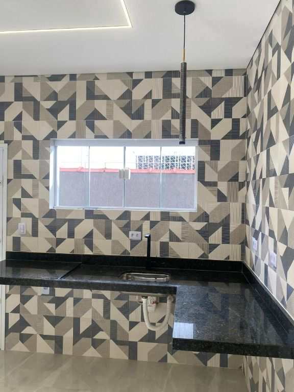 Casa em Praia Grande, no bairro Mirim