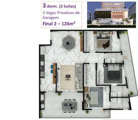 Apartamento em Praia Grande, no bairro Aviação