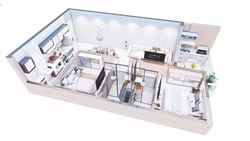 Apartamento em Praia Grande, no bairro Guilhermina