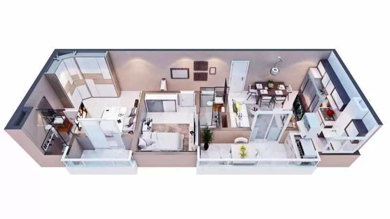 Apartamento em Praia Grande, no bairro Guilhermina