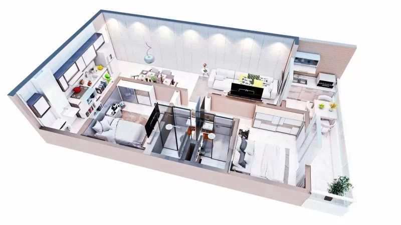 Apartamento em Praia Grande, no bairro Guilhermina