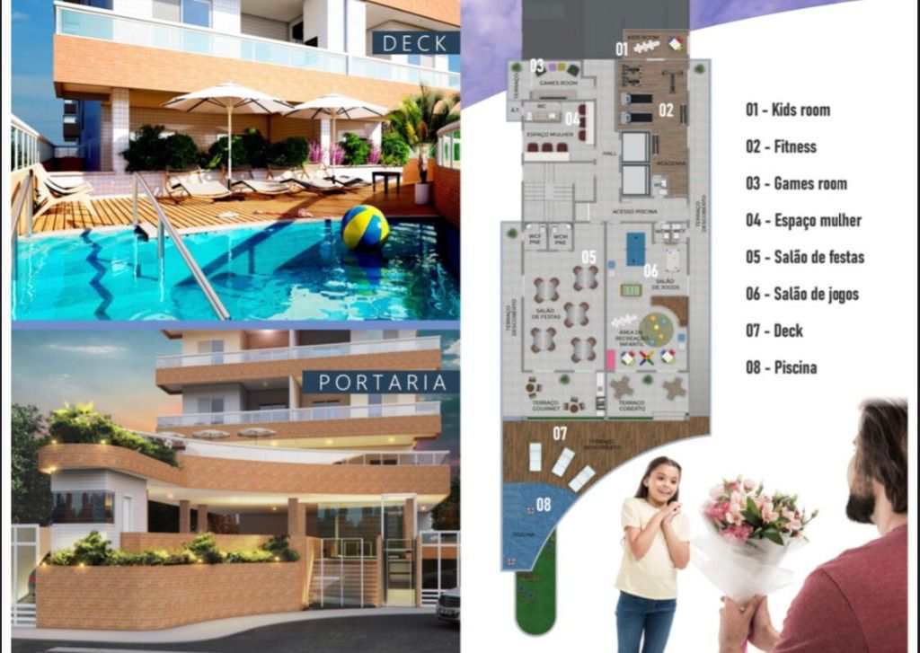 Apartamento em Praia Grande, no bairro Guilhermina