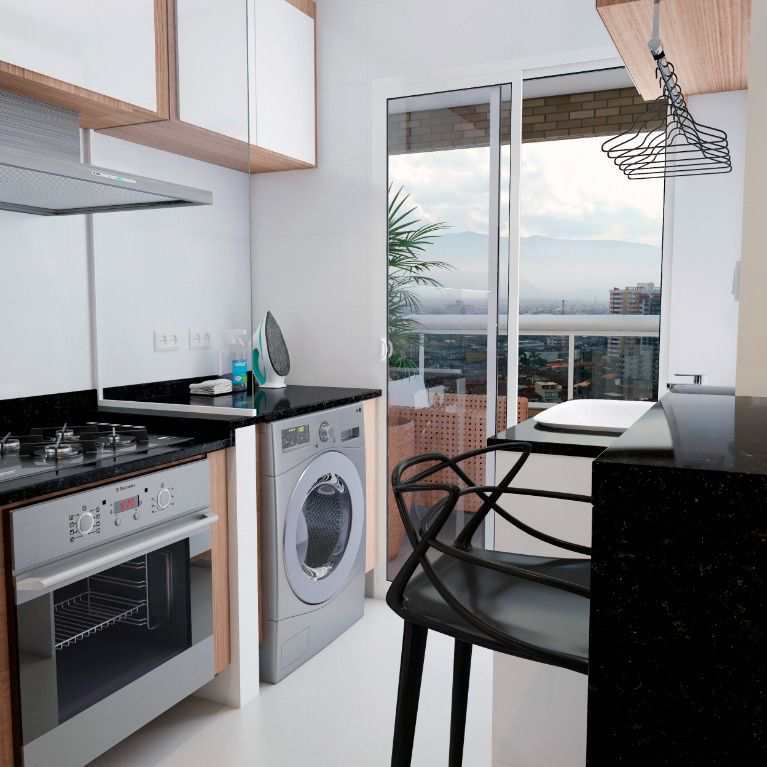 Apartamento em Praia Grande, no bairro Boqueirão