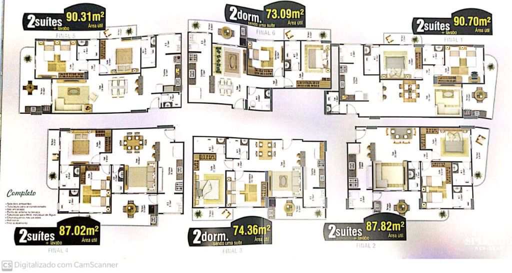 Apartamento em Praia Grande, no bairro Aviação