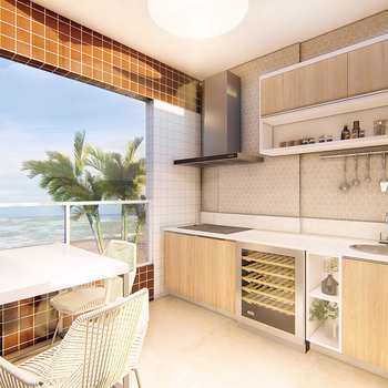 Apartamento em Mongaguá, bairro Jardim Praia Grande