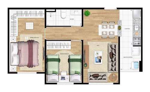 Apartamento, código 1138 em Barueri, bairro Jardim Belval