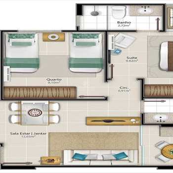 Apartamento em Vitória, bairro Santa Cecília