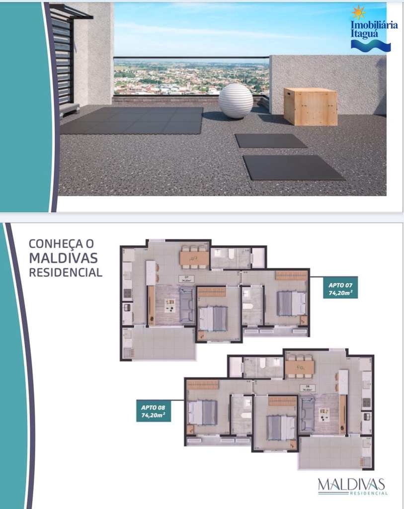 Apartamento em Ubatuba, no bairro Itagua