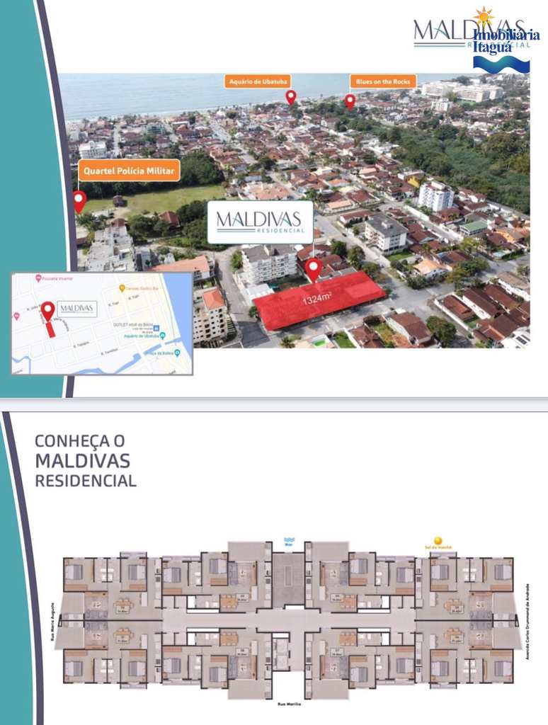 Apartamento em Ubatuba, no bairro Itagua