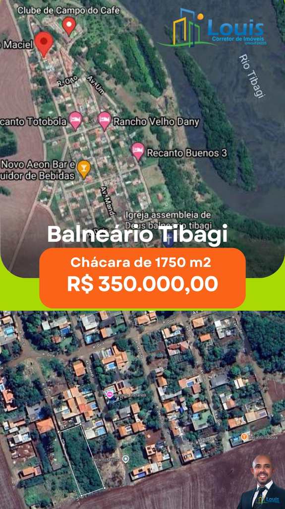 Loteamento Rural em Ibiporã, no bairro Balneário Tibagi