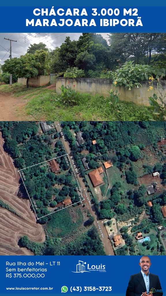 Chácara em Ibiporã, no bairro Jardim Marajoara