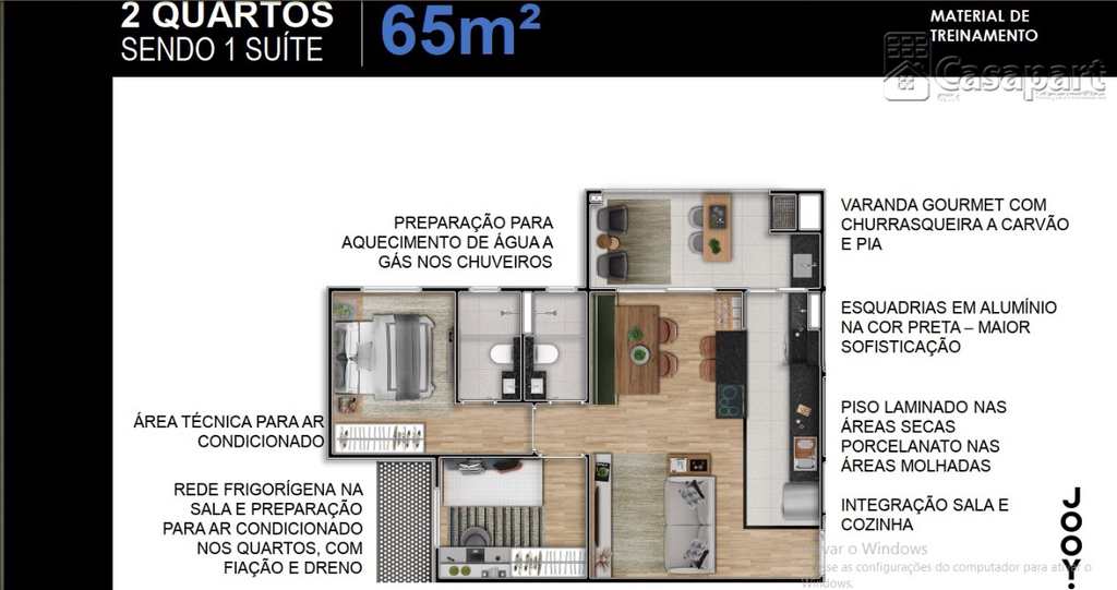 Apartamento em Campo Grande, no bairro Vila Planalto