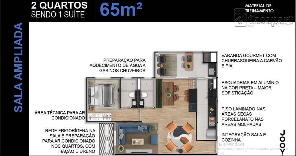 Apartamento em Campo Grande, no bairro Vila Planalto