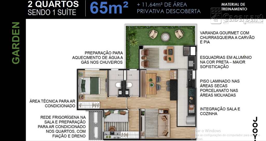 Apartamento em Campo Grande, no bairro Vila Planalto
