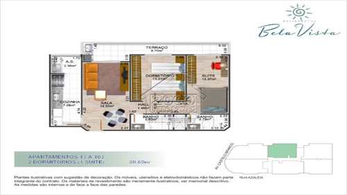 Apartamento, código 500 em Praia Grande, bairro Real