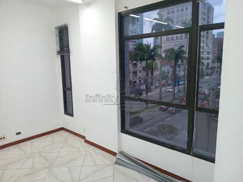 Conjunto Comercial, código 1587 em Santos, bairro Vila Mathias