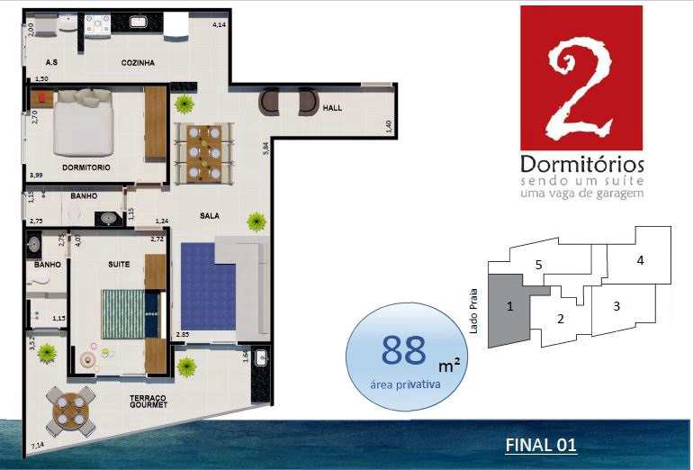 Empreendimento em Praia Grande, no bairro Guilhermina