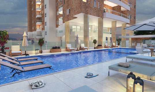 Apartamento em Praia Grande, no bairro Guilhermina