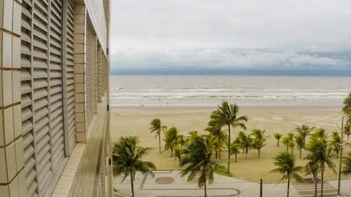 Kitnet, código 5529 em Praia Grande, bairro Guilhermina