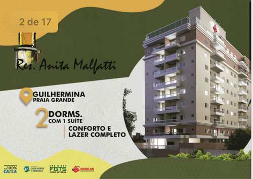 Apartamento, código 6395 em Praia Grande, bairro Guilhermina