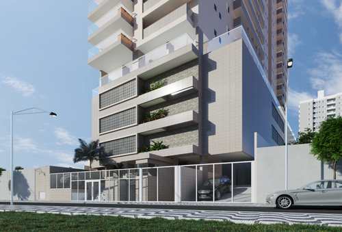 Apartamento, código 6607 em Praia Grande, bairro Guilhermina