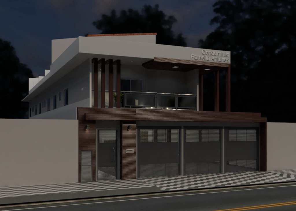 Casa de Condomínio em Praia Grande, no bairro Aviação