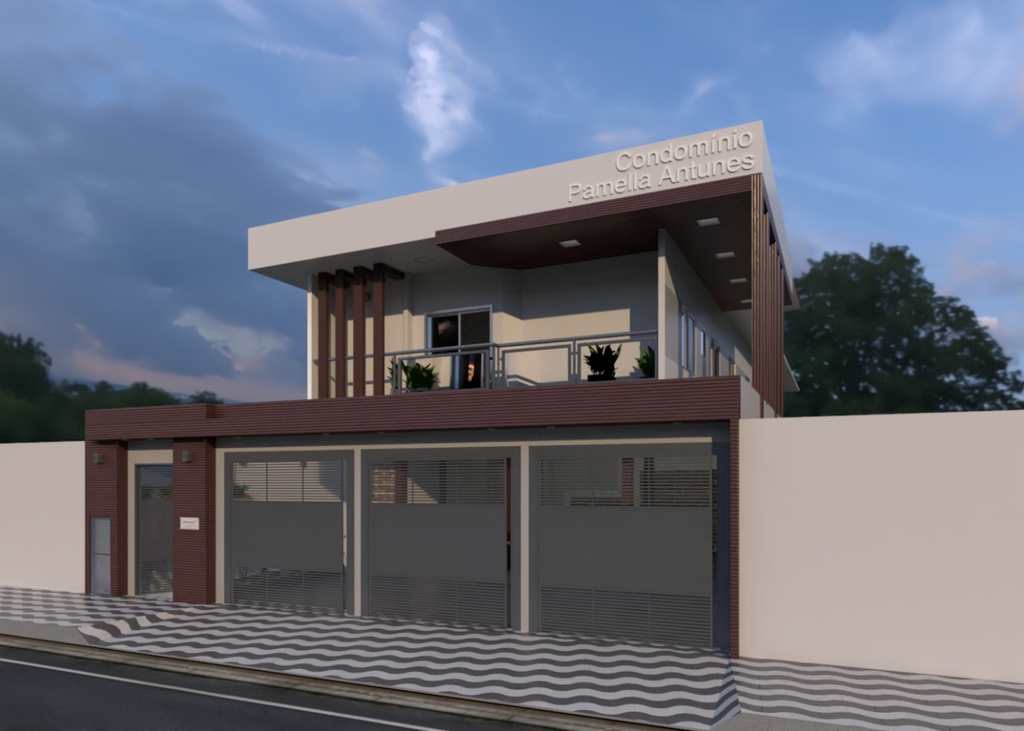 Casa de Condomínio em Praia Grande, no bairro Aviação