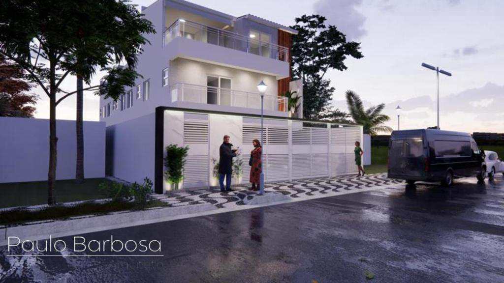 Casa em Praia Grande, no bairro Mirim