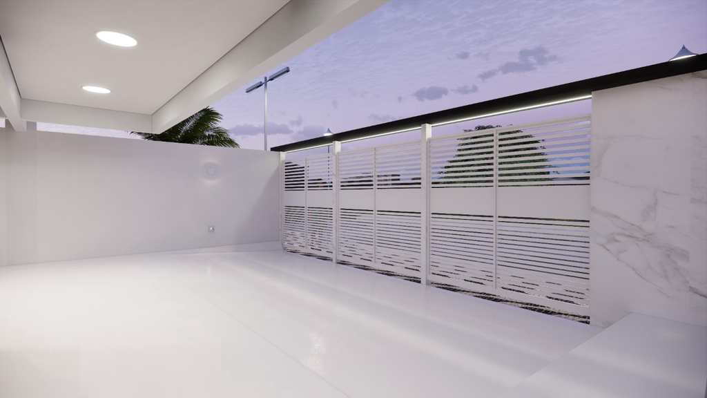 Casa em Praia Grande, no bairro Mirim