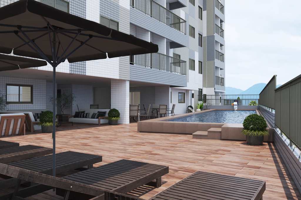Apartamento em Praia Grande, no bairro Canto do Forte
