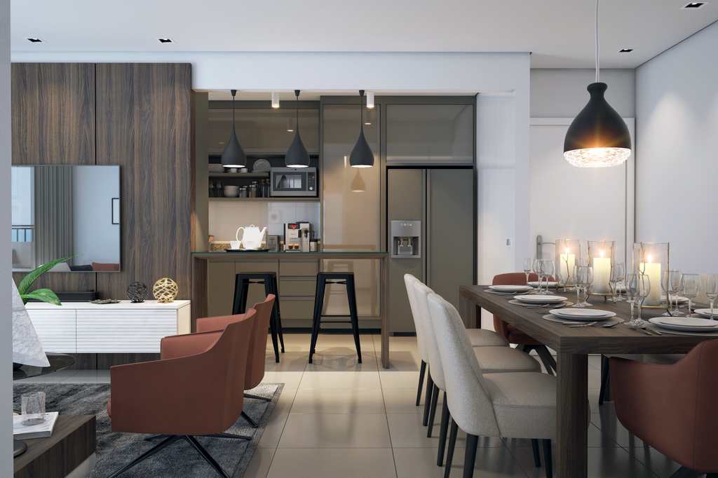 Apartamento em Praia Grande, no bairro Canto do Forte