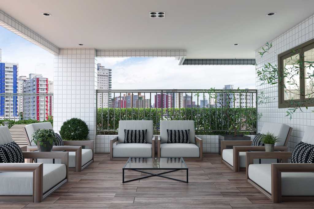 Apartamento em Praia Grande, no bairro Canto do Forte