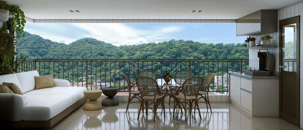 Apartamento em Praia Grande, no bairro Canto do Forte