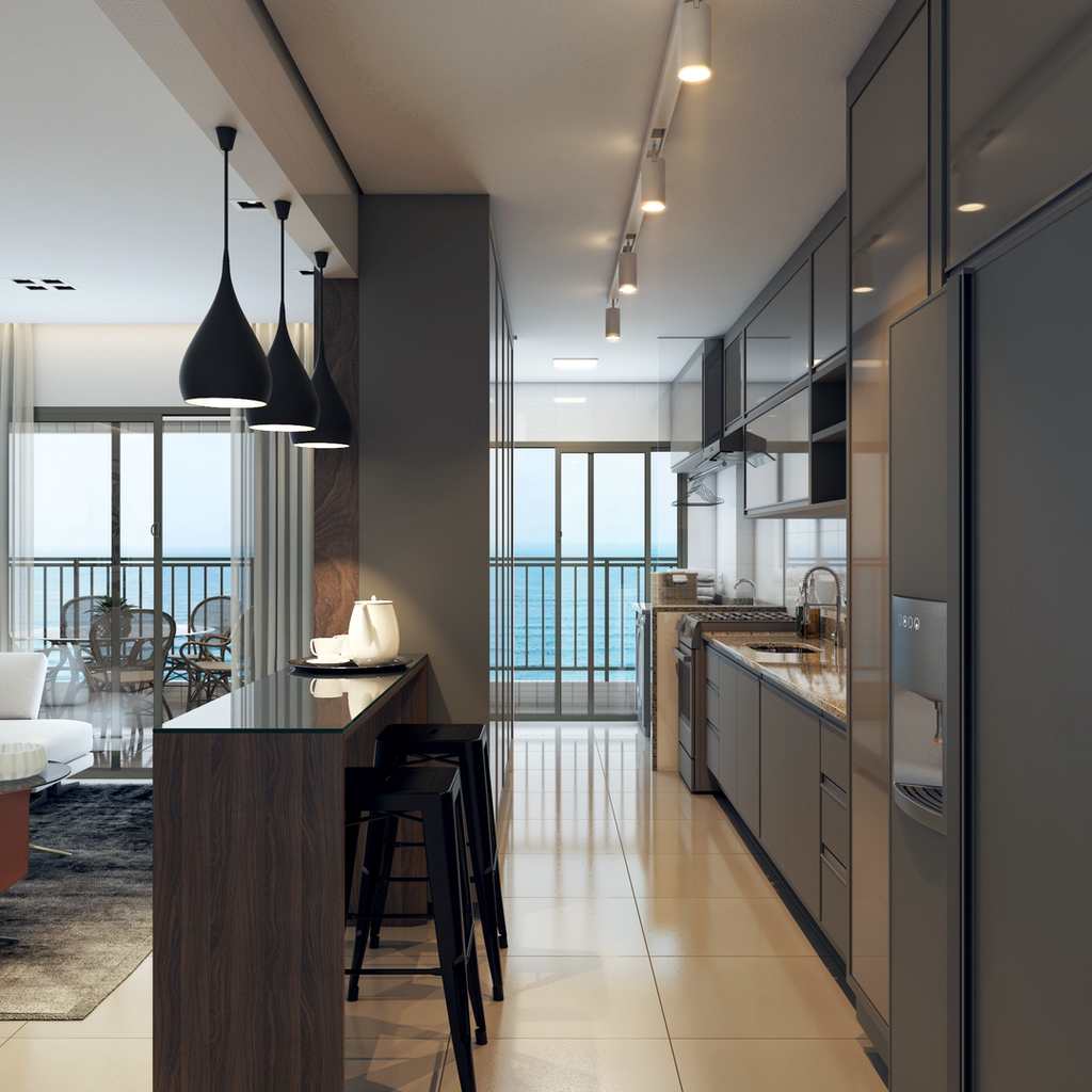 Apartamento em Praia Grande, no bairro Canto do Forte