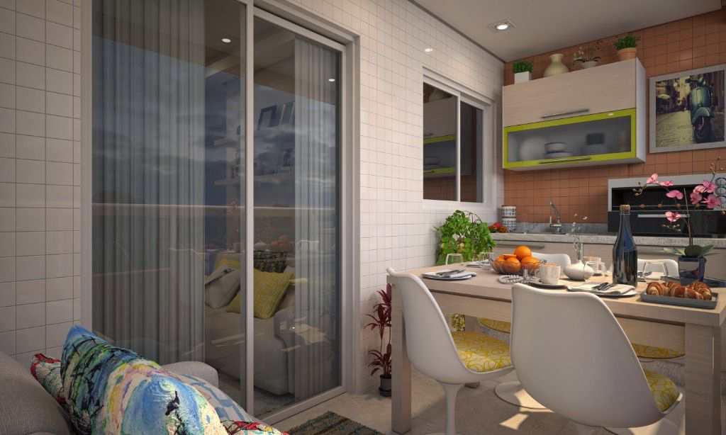 Apartamento em Praia Grande, no bairro Guilhermina