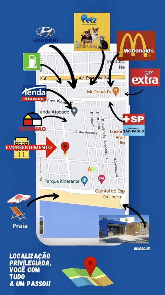 Apartamento em Praia Grande, no bairro Aviação