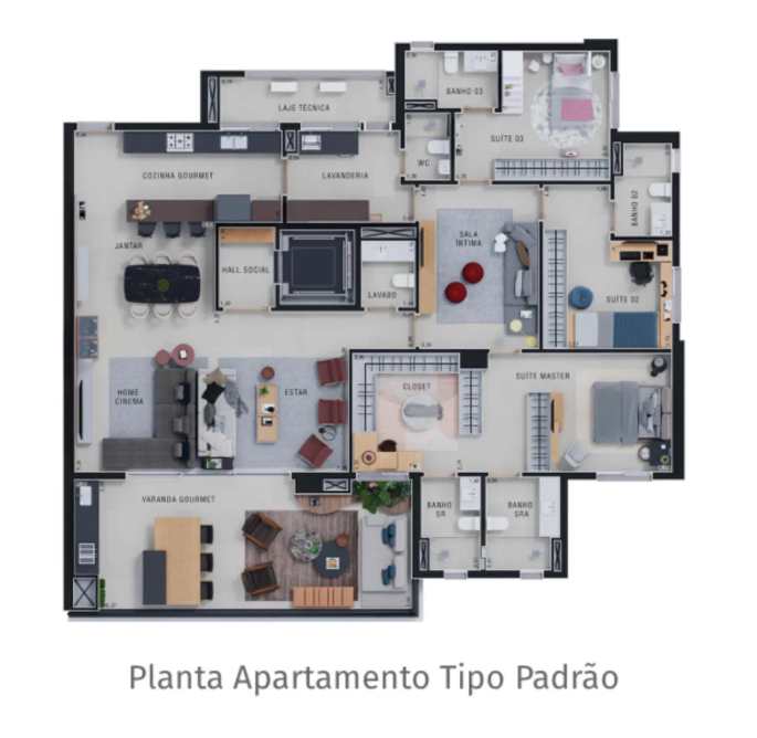 Apartamento em Ribeirão Preto, no bairro Jardim Ilhas do Sul