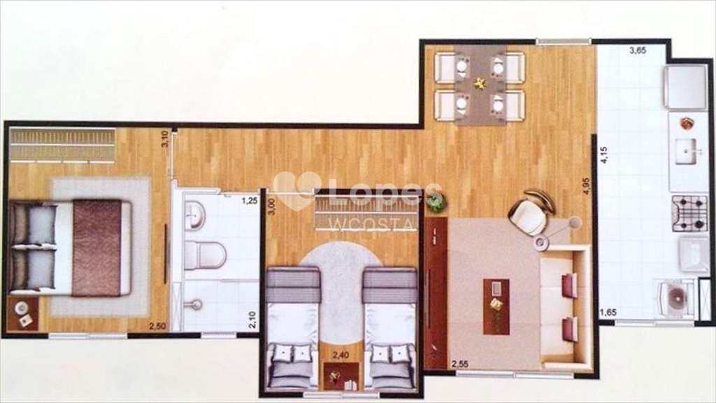 Apartamento em Sumaré, no bairro Parque Yolanda (Nova Veneza)