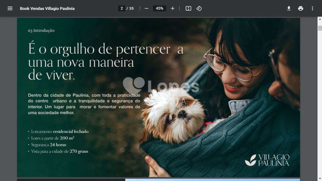 Loteamento em Paulínia, no bairro São Bento