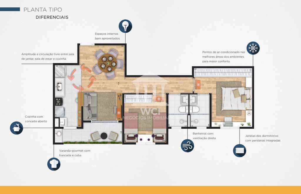 Apartamento em Paulínia, no bairro Santa Terezinha
